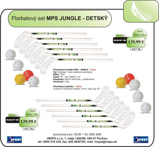 Florbalov� set MPS JUNGLE detsk�